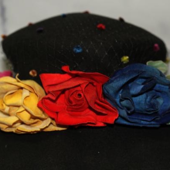 Kokin Doskin Felt Wool Multi- Color Floral Hat main image 7